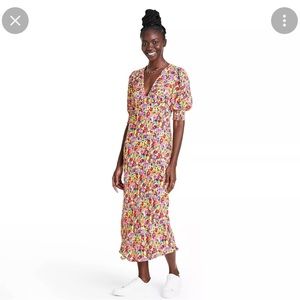Rixo X target floral dress